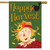 Happy Harvest Scarecrow Fall House Flag