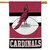 Arizona Cardinals Vertical NFL House Flag