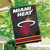 Miami Heat Applique House Flag