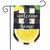 Briarwood Lane small printed garden flag with Welcome To Our Home cheerful summer lemon design.