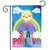 Stay Positive Inspirational Garden Flag