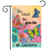 Briarwood Lane small printed garden flag with colorful butterflies and motivational quote for spring display.