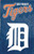 Detroit Tigers Applique & Embroidered Banner Flag MLB