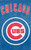 Chicago Cubs Applique Embroidered Banner Flag MLB