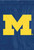 Michigan Wolverines Applique Garden Flag