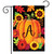 Fall Pumpkin Monogram Letter A Garden Flag