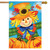 Harvest Celebration Scarecrow Fall House Flag