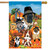 Give Thanks Dogs Thanksgiving House Flag