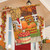 Autumn Picnic Scene House Flag