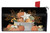 Briarwood Lane Fall Bushel Primitive Mailbox Cover with pumpkins and star in a tin bucket.