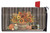 Briarwood Lane Hello Fall Floral Primitive standard mailbox cover with basket, flowers, and pumpkins.