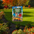 Briarwood Lane School Days Autumn Garden Flag with colorful school bus and books on a lawn.