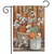 Pumpkins and Willows Autumn Garden Flag
