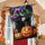 Spooky Kittens Halloween House Flag