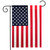 Briarwood Lane American Flag Garden Flag with red, white, and blue stars and stripes pattern.