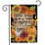 Briarwood Lane small printed garden flag with colorful fall design and Be Grateful message on porch decor.