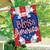 Briarwood Lane God Bless America heart flag with red, white, and blue stars and stripes design.
