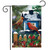 Snow Day Cardinals Winter Garden Flag