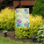 Briarwood Lane Always In Our Hearts Garden Flag with colorful butterflies and flowers for porch display.