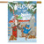 Winter Nuthouse Squirrels House Flag