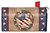 Briarwood Lane Americana Barnstar Patriotic Large Mailbox Cover with rustic wreath and stars and stripes design.