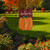 Welcome Pumpkin Fall Applique Garden Flag