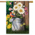 Spring Jubilee Floral House Flag