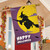 Flying Witch Halloween Burlap House Flag