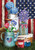 Briarwood Lane American Picnic Rustic Garden Flag with patriotic stars and stripes embellishments in red, white, blue.