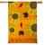 Sunflowers Welcome Fall Burlap House Flag