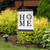Briarwood Lane small printed garden flag with cheery home design for spring summer seasonal porch display.