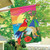 Paradise Parrot Summer House Flag