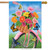 Spring Bike House Flag