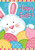 Bunny and Eggs Easter House Flag