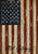 Briarwood Lane Old Glory Patriotic Primitive House Flag with rustic, stitched, red, white, and blue stars.