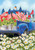 Briarwood Lane All American Truck Garden Flag, colorful springtime display with patriotic American flags and flowers.