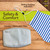 Blue & White Stripes Reusable Cloth Face Mask