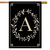 Briarwood Lane Classic Monogram Letter A Double-Sided House Flag