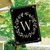 Briarwood Lane Classic Monogram Letter W Double-Sided House Flag, black with elegant, vintage, refined design.