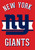 Briarwood Lane New York Giants licensed NFL house flag with NY logo on red background.