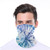 Blue Tie Dye Wrap-Around Face Covering Neck Gaiter