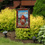 Cabin Lantern Summer Garden Flag
