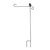 Briarwood Lane wrought iron ladybug garden flag stand holder with decorative hanger and hardware.