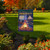 Briarwood Lane Making Memories Fall Garden Flag with campfire and tent design on display outdoors.