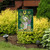 Briarwood Lane Lucky Potted Shamrocks St. Pat's Garden Flag with gold accents and four leaf clover.