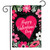 Happy Valentine's Floral Garden Flag