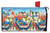 Briarwood Lane American Birds Spring Mailbox Cover with patriotic stars, stripes and red, white, blue flowers.