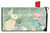 Briarwood Lane Easter Bunny and Tulips Primitive Mailbox Cover with colorful springtime rabbit design.
