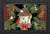 Briarwood Lane Holiday Bird Gathering Doormat with cardinals, pine, and birdhouse, colorful Christmas decor.