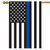 Briarwood Lane Thin Blue Line Police House Flag with American stars and stripes in red, white, blue.